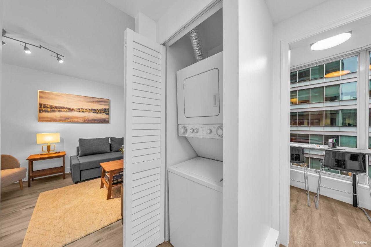 1-Br Condo In Downtown Coal Harbour With Parking And City Views Vancouver Buitenkant foto